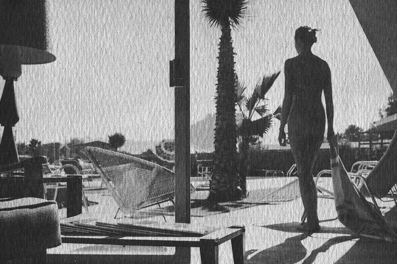 Vintage Pool View at Desert Hills Hotel